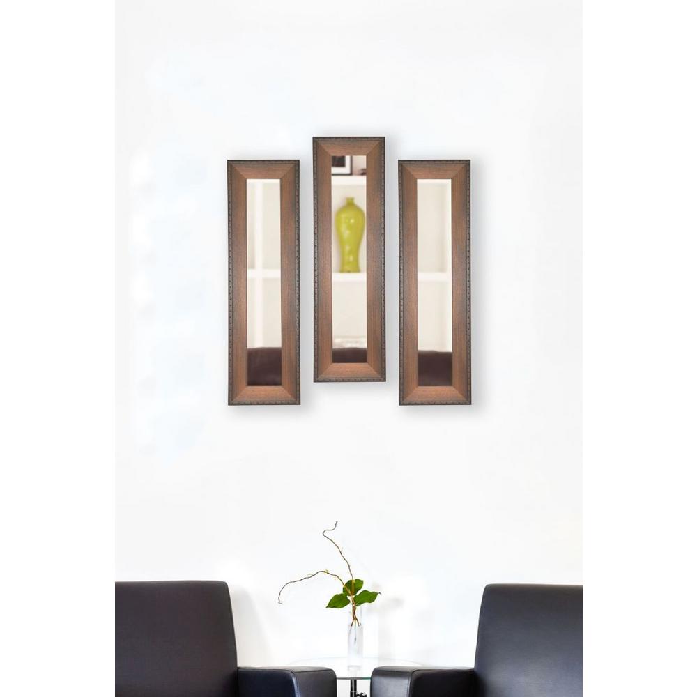 11 5 In X 39 Timber Estate Vanity Mirror Set Of 3 Panels