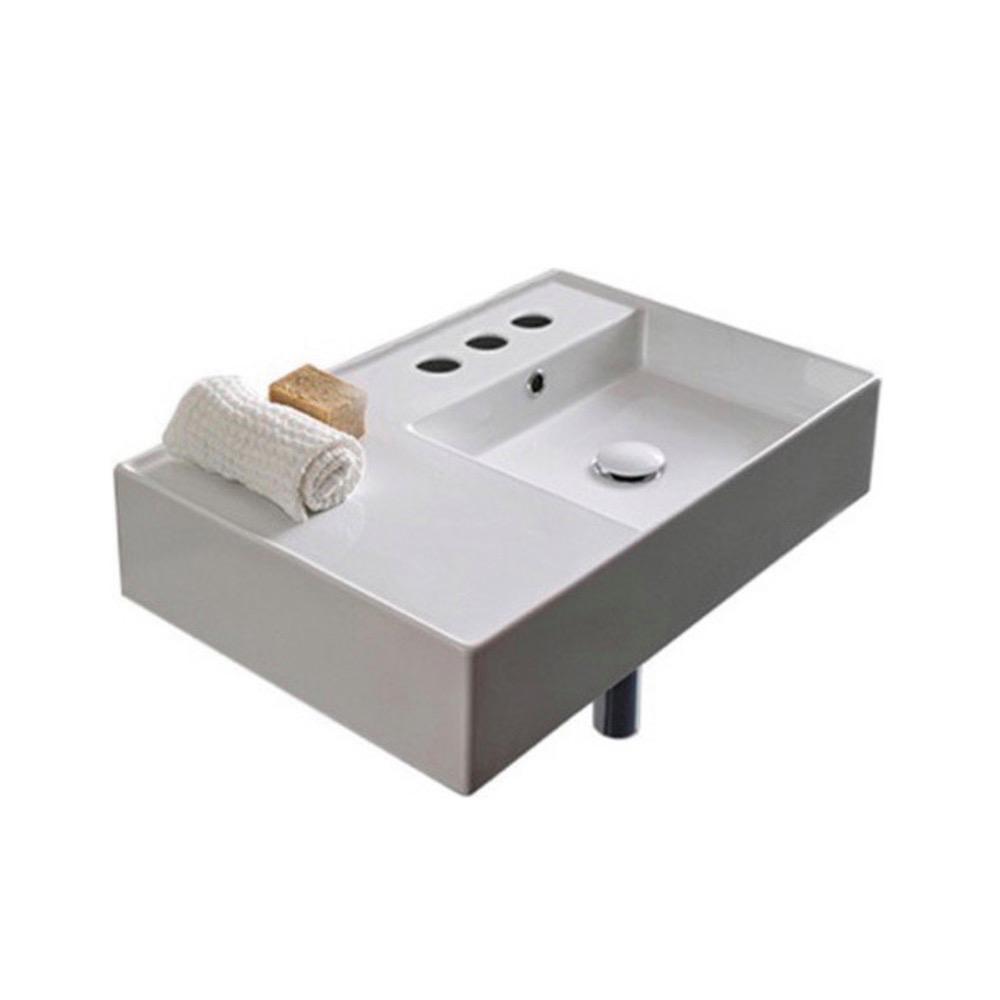 34 Lb Wall Mount Sinks Bathroom The Home Depot - Nameeks Teorema Wall Mounted Bathroom Sink In White 34 Lb Wall Mount Sinks Bathroom The Home Depot - Nameeks Teorema Wall Mounted Bathroom Sink In White
