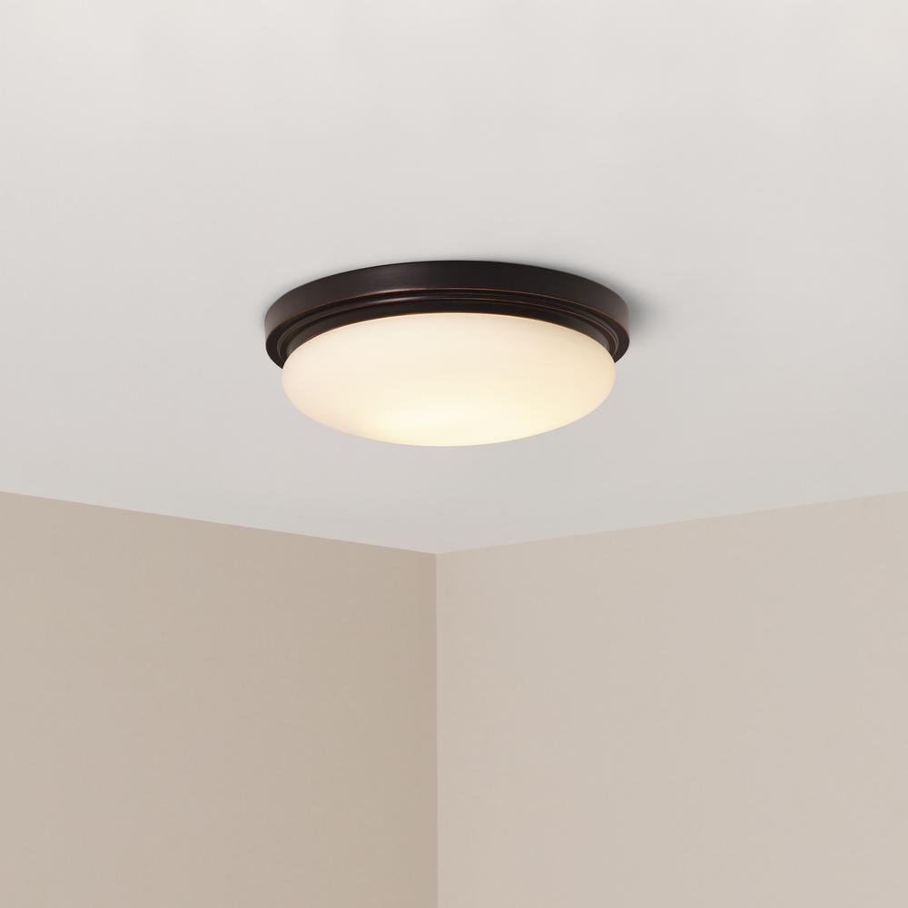 Lithonia Lighting 4 Ft 41 Watt White Integrated Led Low Profile Wraparound Flushmount Lbl4 The Home Depot