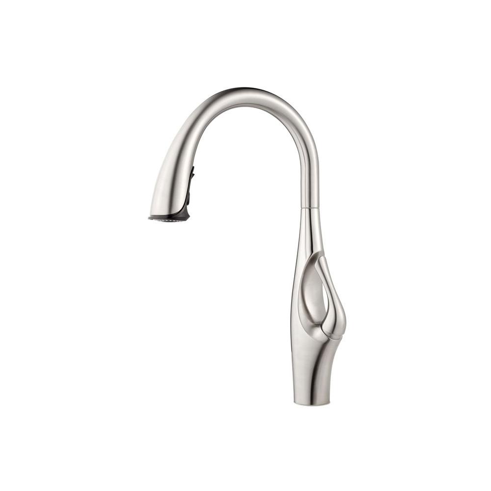 Pfister Kai Pull Down Single Handle Kitchen Faucet Brickseek