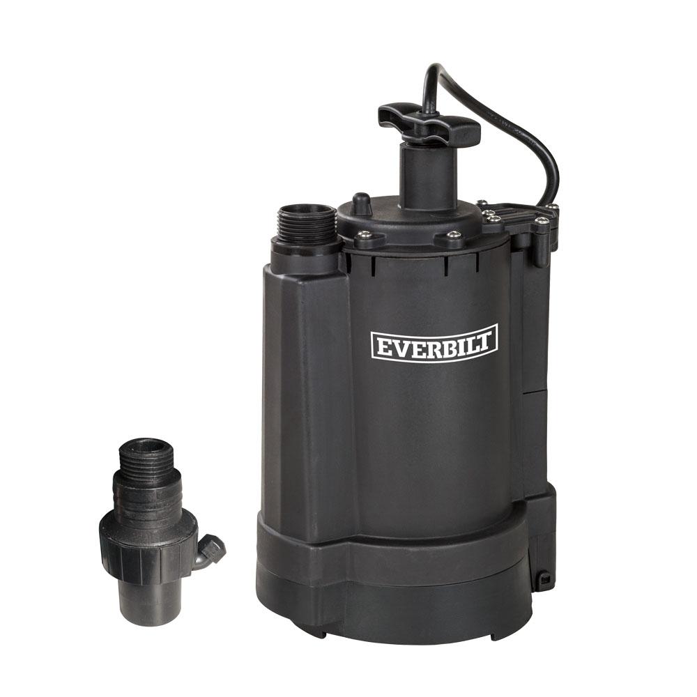 Everbilt 1/3 HP Automatic Utility Pump-UT03301 - The Home Depot