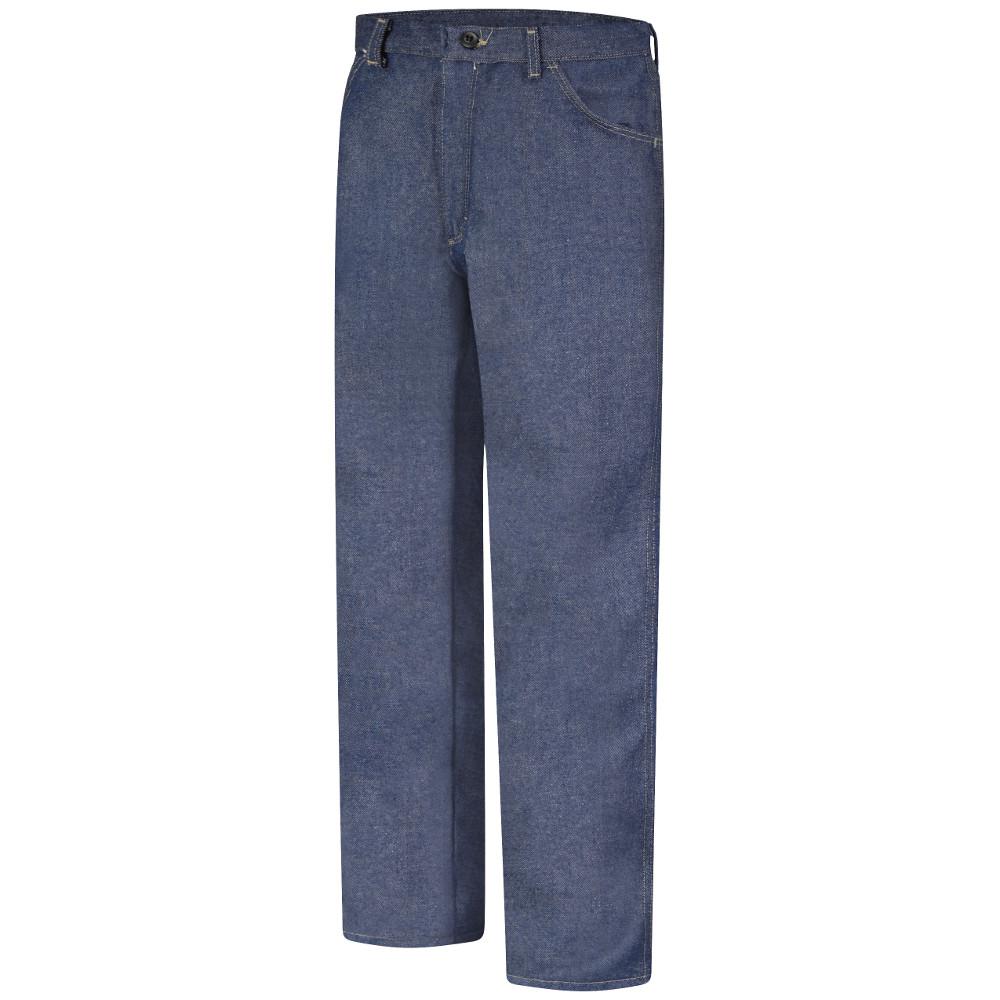 Bulwark Excel Fr Men S 44 In X 32 In Dark Denim Relaxed Fit