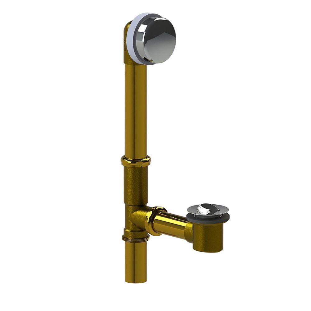 Watco 591 Series 16 in. Tubular Brass Bath Waste with PresFlo Bathtub