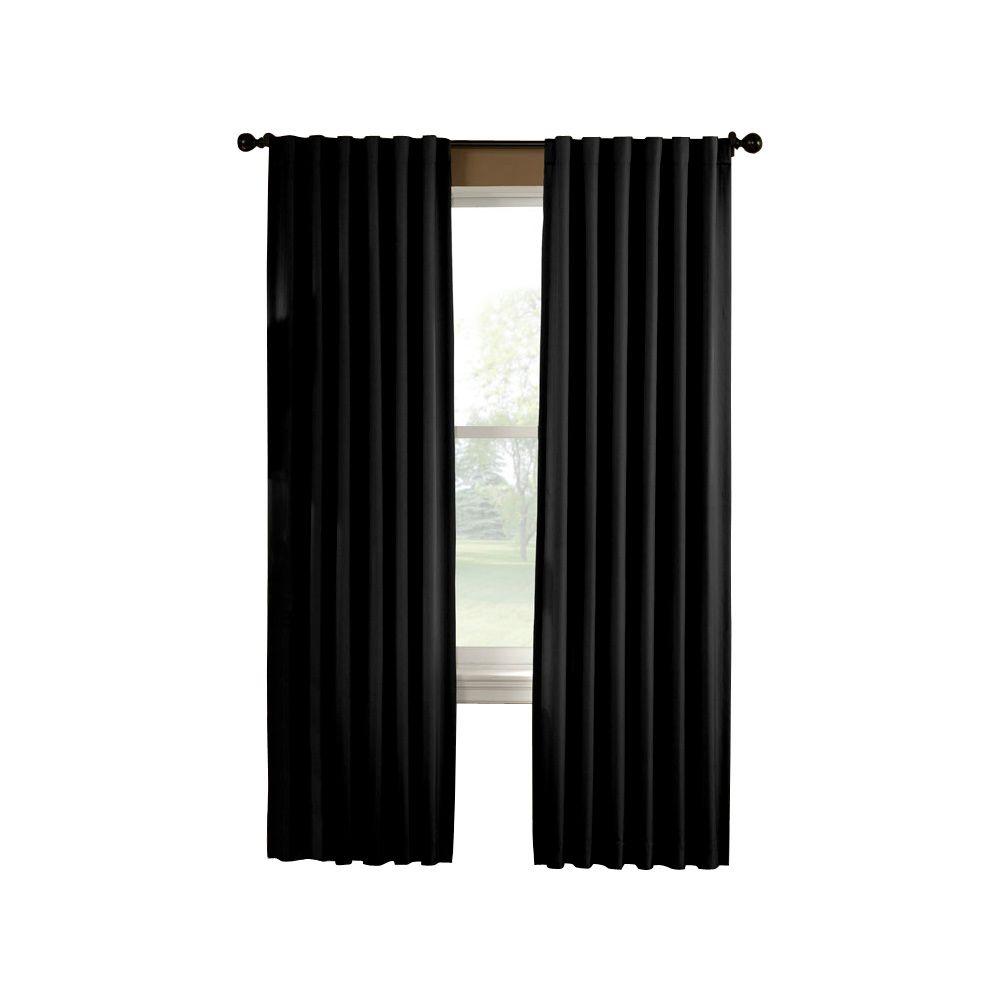 Curtainworks Semi Opaque Saville 84 In Black Thermal Curtain