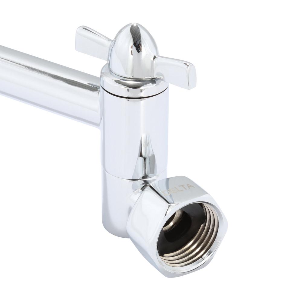 Delta 10 4 5 In Adjustable Shower Arm In Chrome Ua902 Pk The