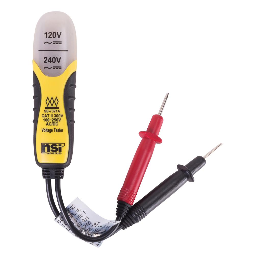NSi Industries 120Volt or 240Volt Twin Probe TesterTES2 The Home
