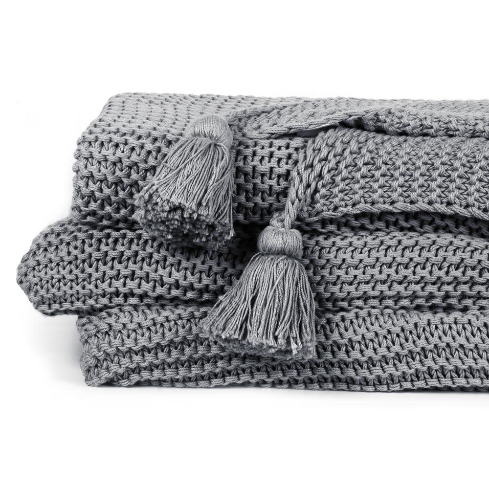 London Fog Weighted Grey Throw Blanket LF-WGHTBLKT-GRA - The Home Depot