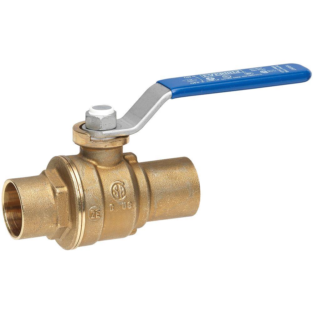 SharkBite 1/2 in. Brass Push-to-Connect Ball Valve-22222-0000LF ...