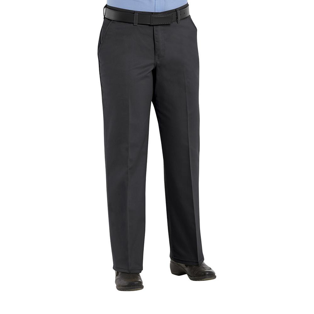 plain black work pants