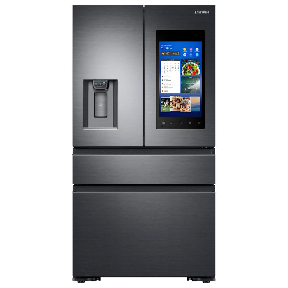 Samsung 22.2 cu. Ft. Family Hub 4-Door French Door Recessed Handle ...