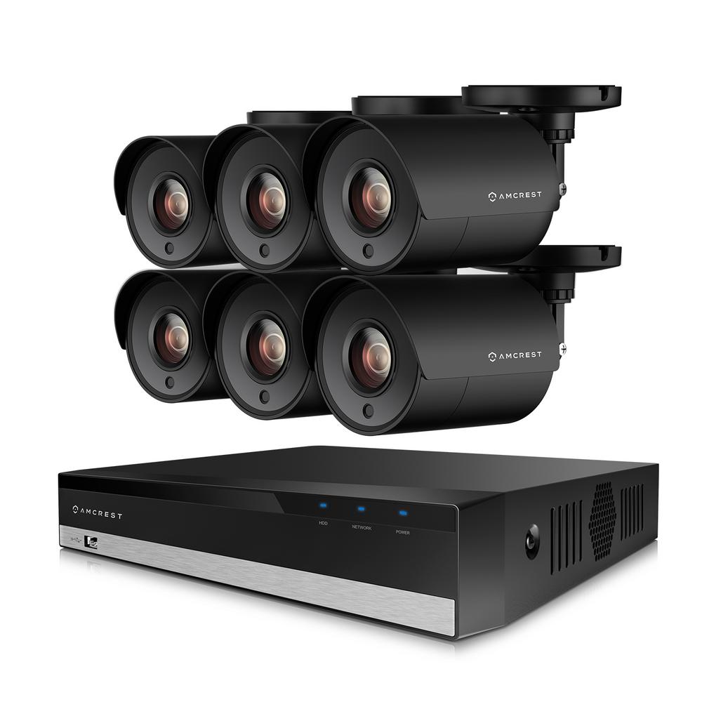 Amcrest 8Channel 2MP 1TB DVR Security Camera System Wired with 6 Bullet CamerasAMDV20M86BB