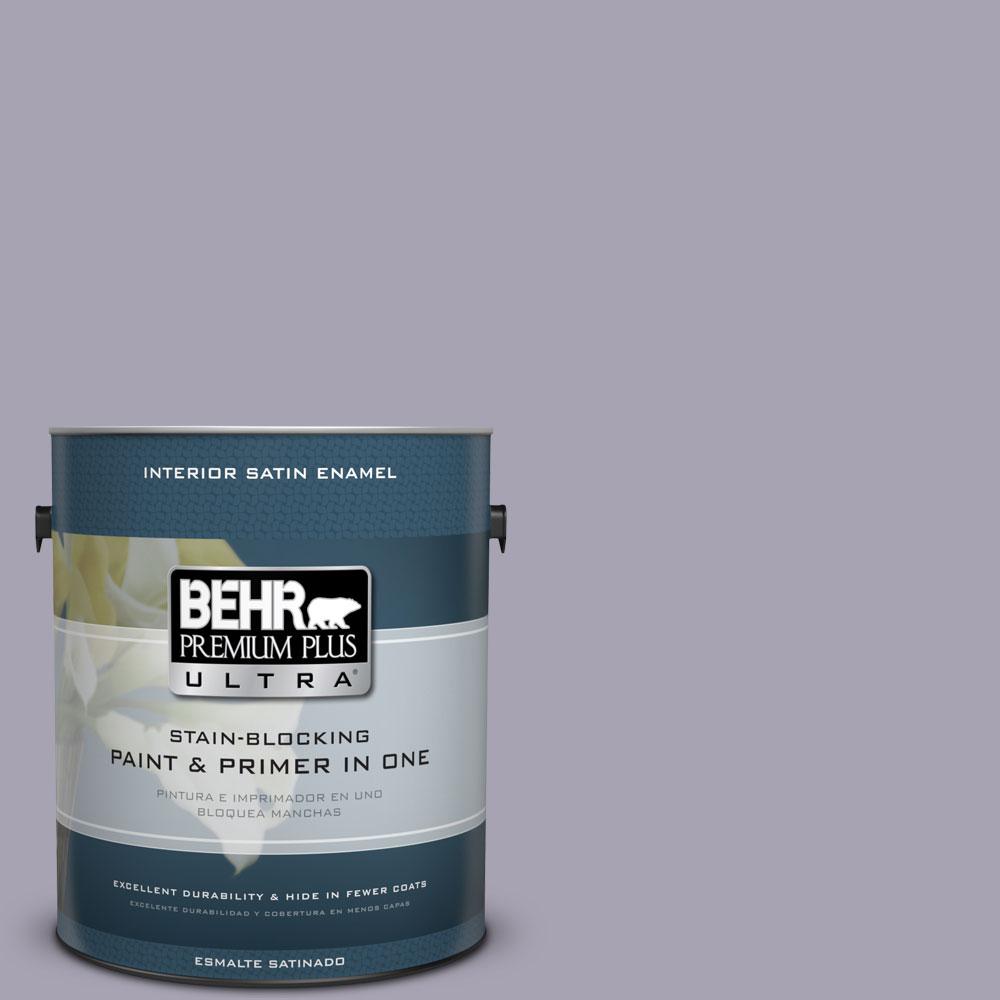 BEHR Premium Plus Ultra 1-gal. #N560-3 Luxe Lilac Satin Enamel ...