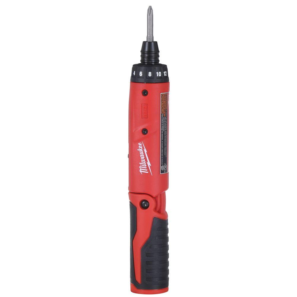 MILWAUKEE 4Volt Hex Screwdriver 1/4in (Tool Only) Heavy Duty Power
