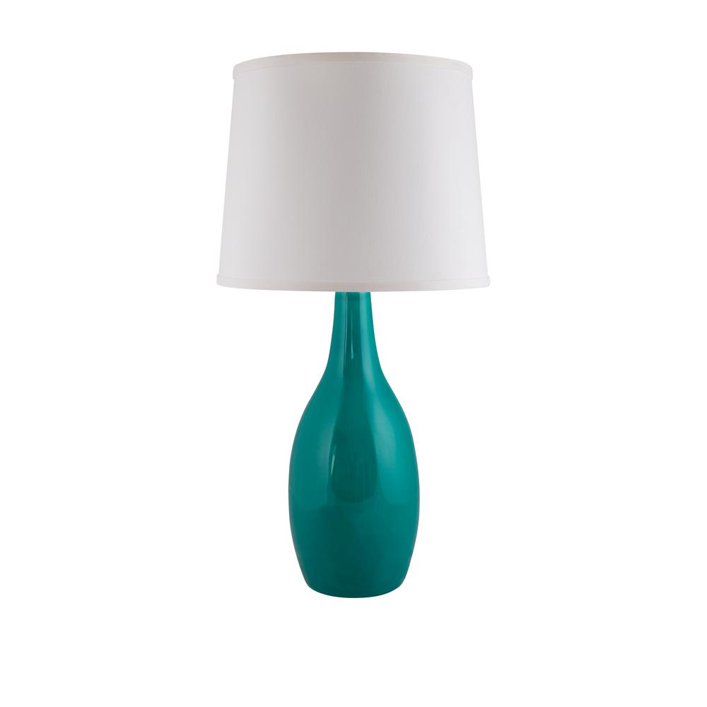 turquoise bedside lamps