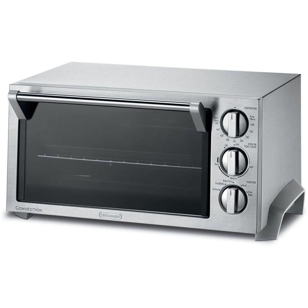 DeLonghi Stainless Steel Toaster Oven-EO1270 - The Home Depot