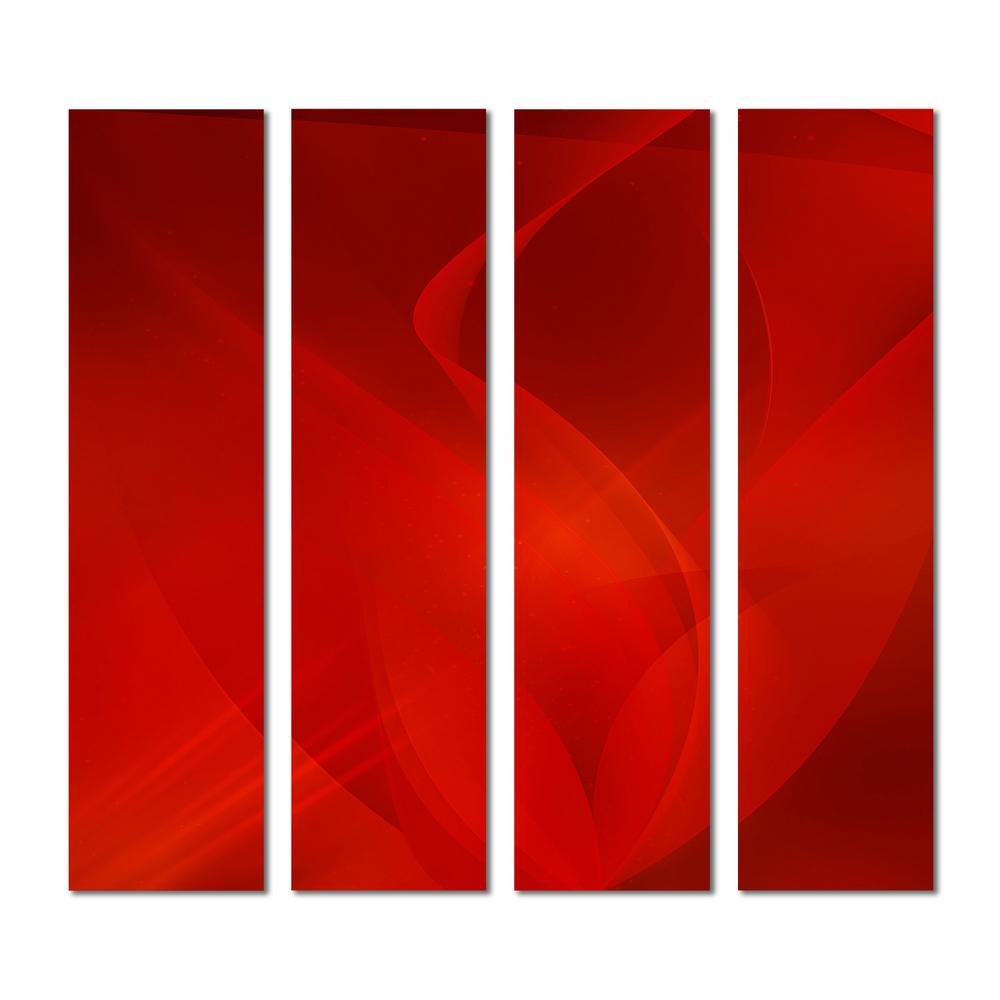 Red Subway Backsplash Tile Flooring The Home Depot 3 In X 12 6mm Upscale Designs Crystal Beveled Gl Mosaic Wall