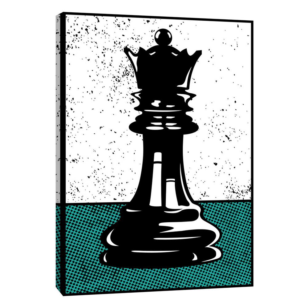 Ptm Images 12 In X 10 In Chess Queen Printed Canvas Wall Art