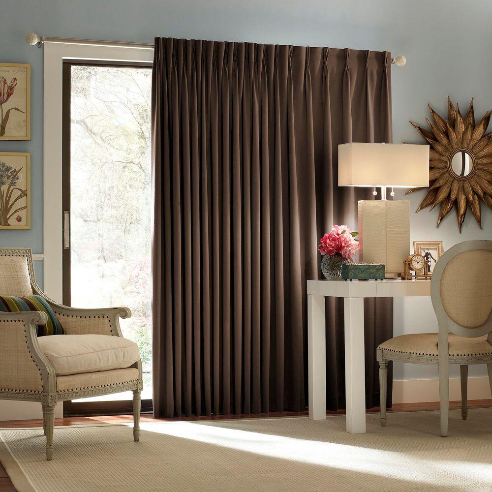 Sun Zero Blackout Gavin 84 In L Extra Wide Blackout Patio Panel