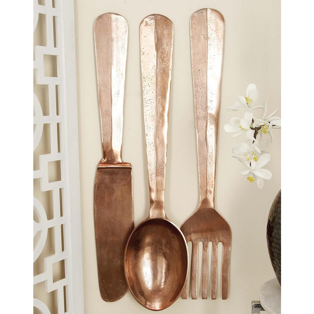 rose gold kitchen utensil set