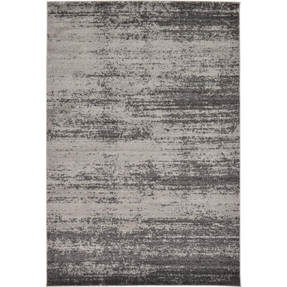 Unique Loom Del Mar Lucille Dark Gray 6 0 X 9 0 Area Rug 3132838 The Home Depot