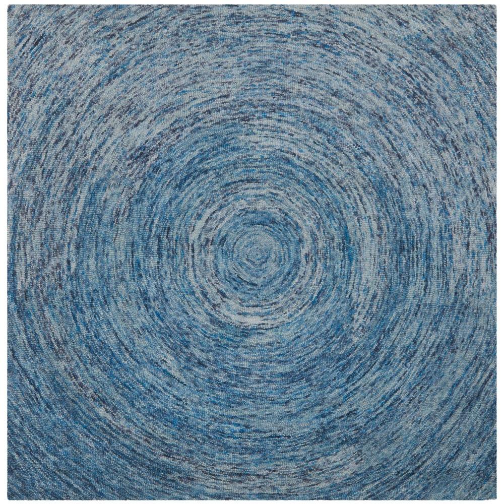 Safavieh Ikat Dark Blue Multi 4 Ft X Square Area Rug