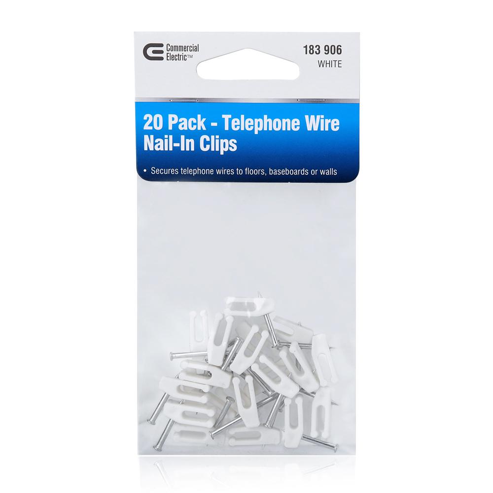 flat telephone cable clips