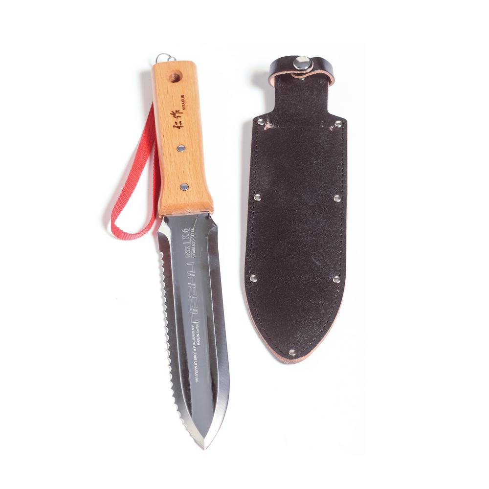 outdoors weeding knife blade nisaku stainless steel
