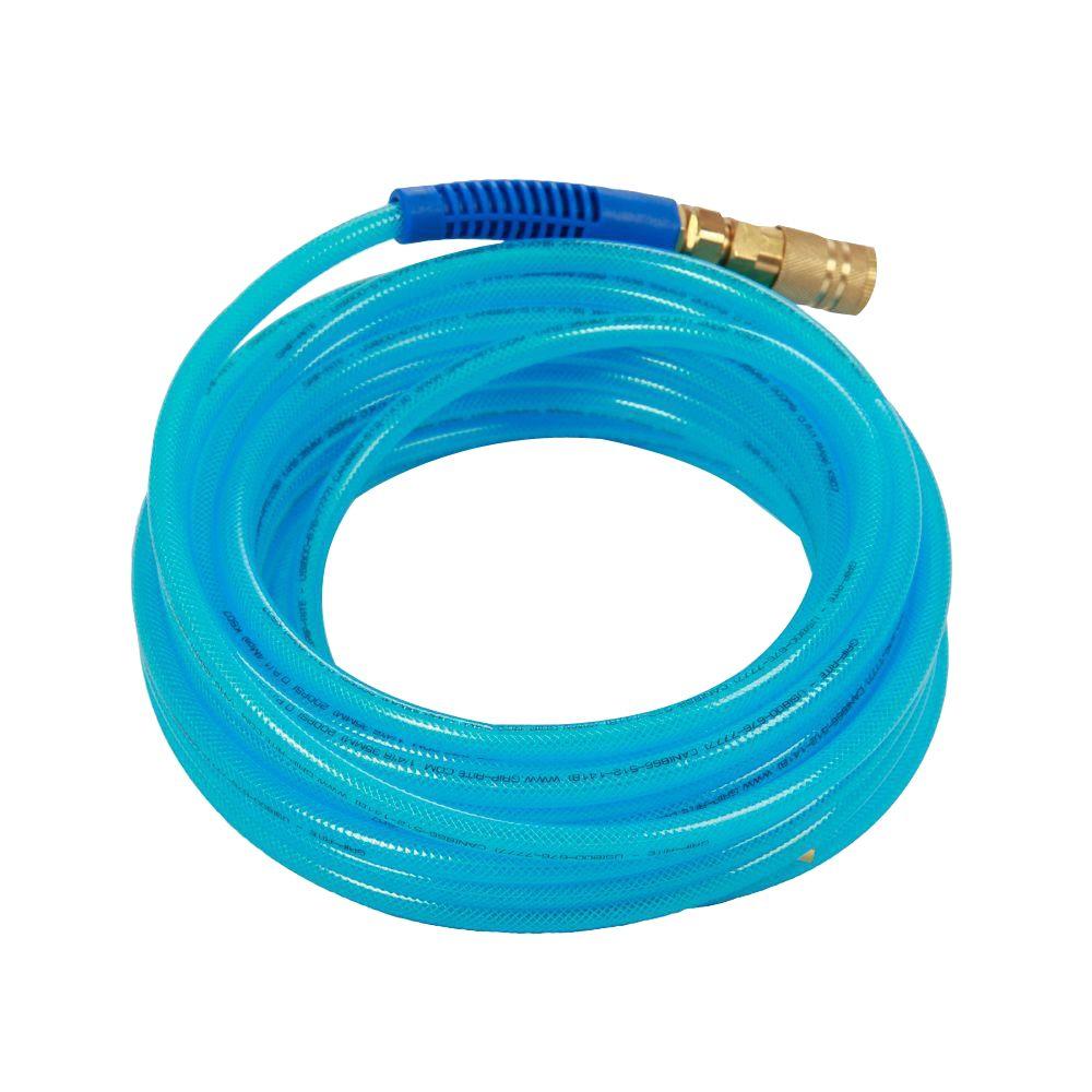 GripRite 1/4 in. x 25 ft. Polyurethane Air Hose with CouplersGRPU1425C The Home Depot
