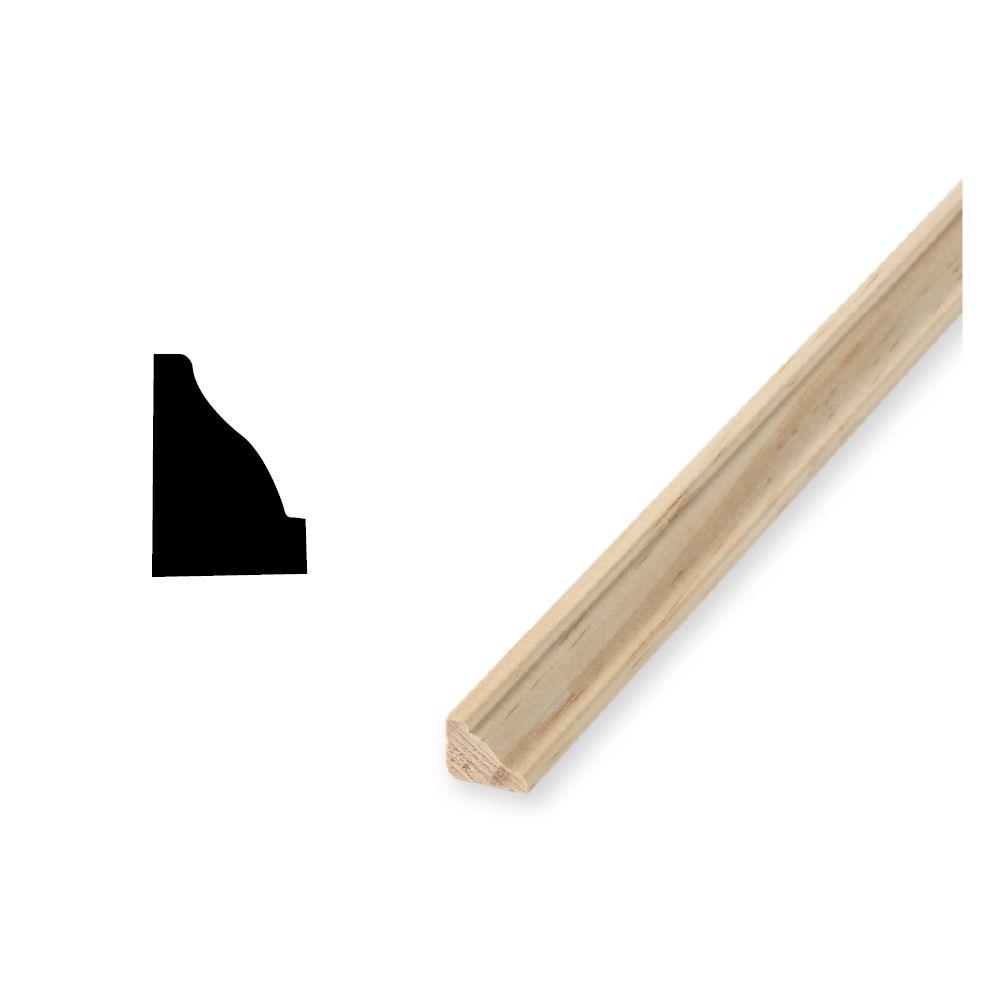 Woodgrain Millwork LWM 943 7/16 in. x 5/8 in. Solid Pine Door and