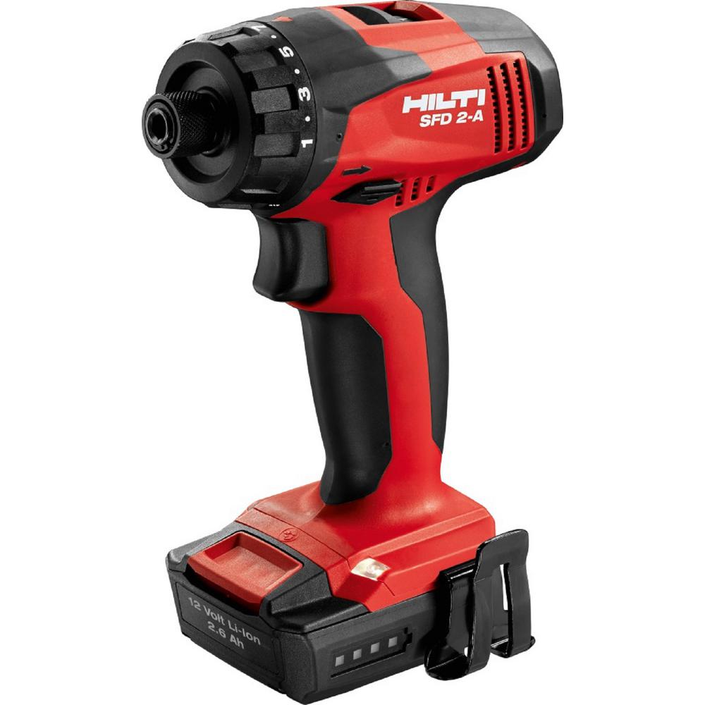 Hilti 12Volt LithiumIon Cordless Rotary Impact Driver/Drill Driver