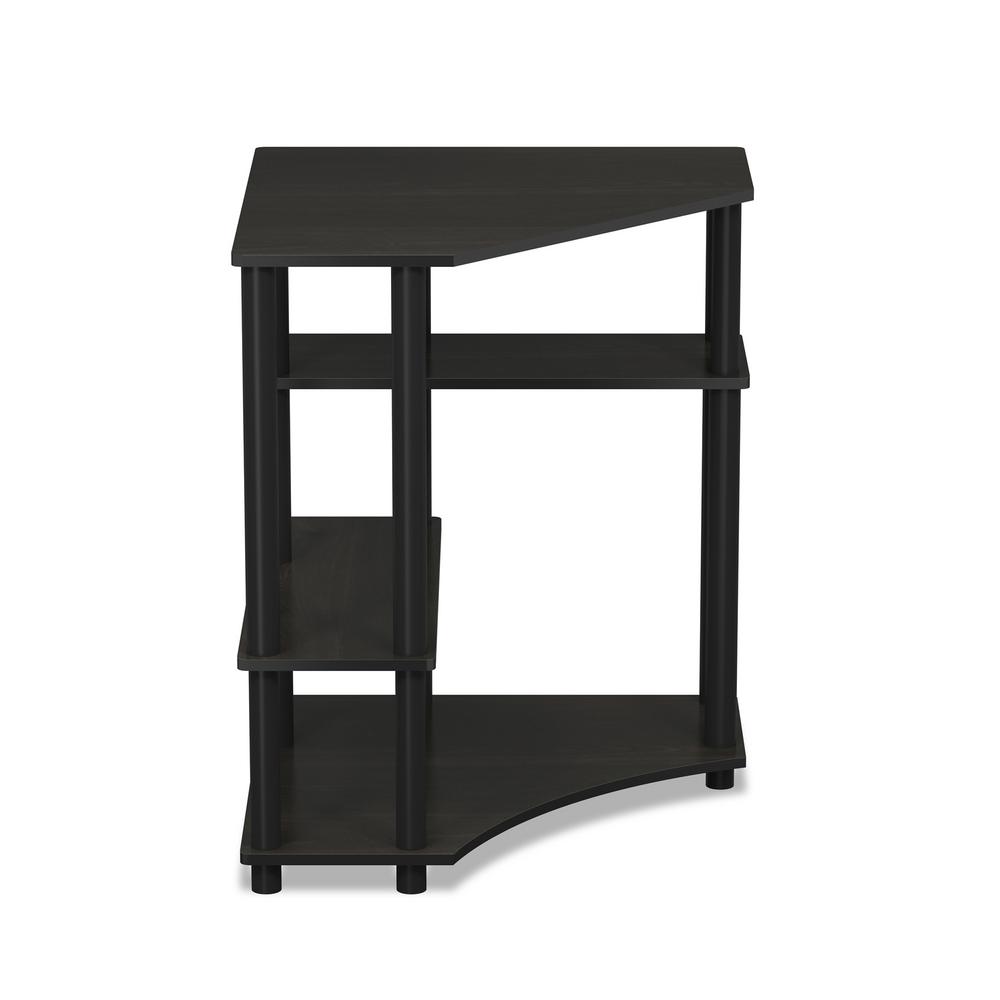 Furinno Turn N Espresso Black Space Saving Corner Desk With Furinno Turn N Espresso Black