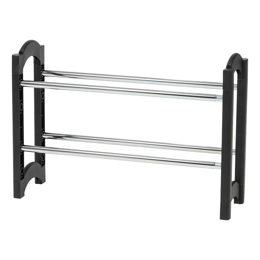 IRIS 45.08 in. W x 16.73 in. H 10Pair 2Tier Metal Extendable and