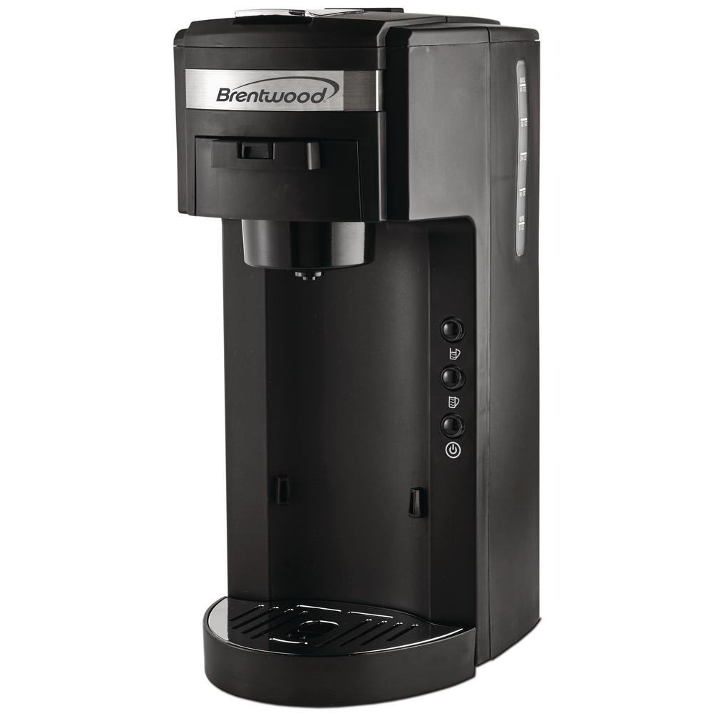 Stainless Steel Coffee Maker With Grinder brentwood black single serve coffe maker with stainless steel coffee mug