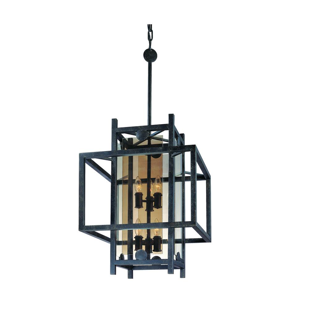 Troy Lighting Crosby 6 Light French Iron Pendant Troy Lighting Crosby 6 Light French Iron Pendant