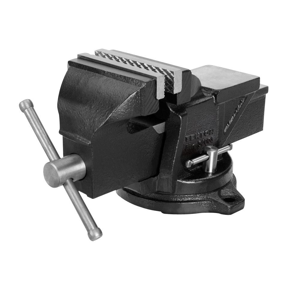 Bessey 4 1 2 In Light Duty Bench Vise With Swivel Base Bv Hw45 The Home Depot