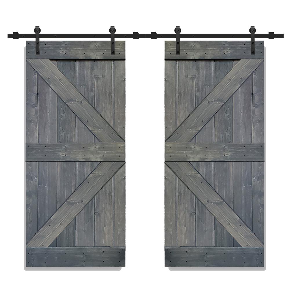 BiParting 36 x 84 Barn Doors Interior & Closet Doors The Home