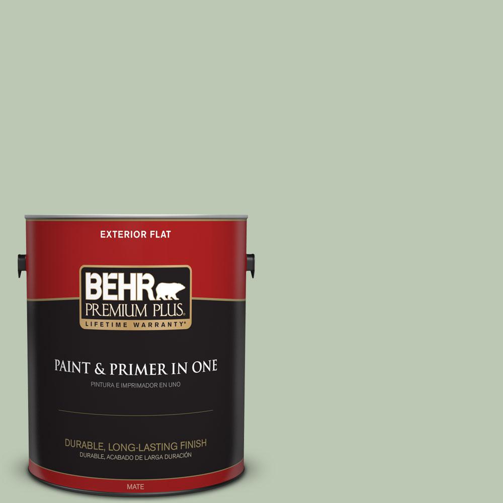 Behr Premium Plus 1 Gal 440e 3 Topiary Tint Flat Exterior Paint 440e 3 Topiary Tint Flat Exterior Paint And