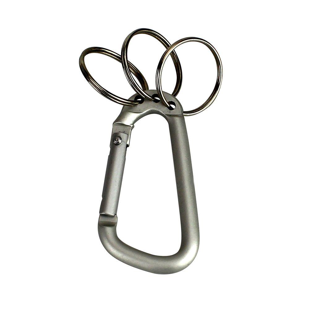Everbilt 2-1/4 in. 3-Key Ring Carabiner-41184 - The Home Depot