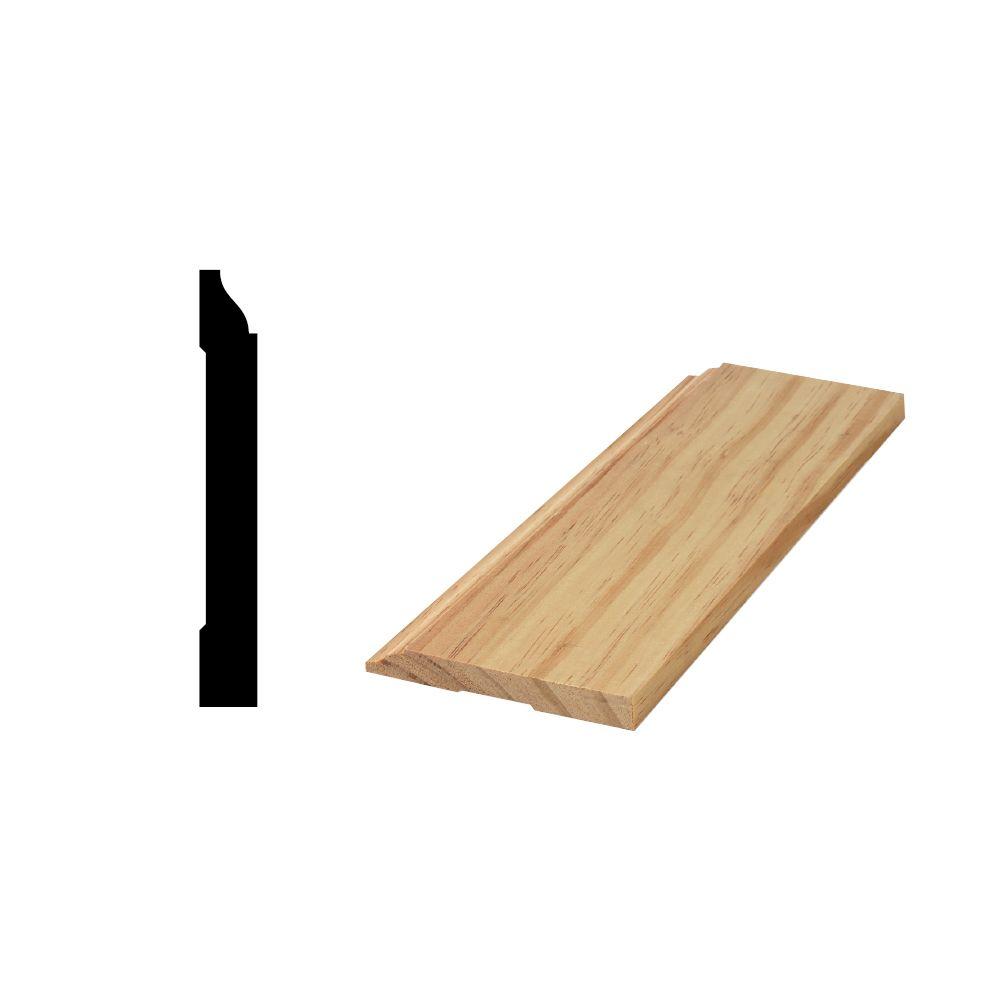 Woodgrain Millwork Wm 620 9 16 In X 4 1 Solid Pine Base Sku 927414