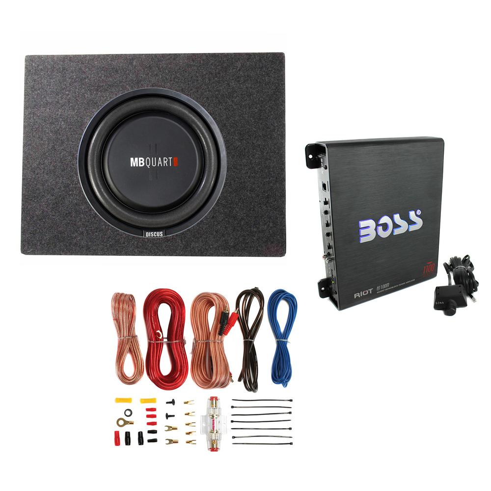 subwoofer with box and amp