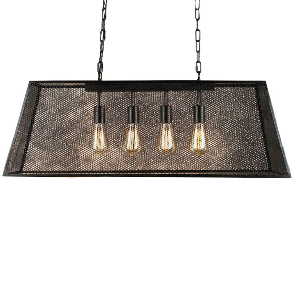 4 bulb kitchen light fixture