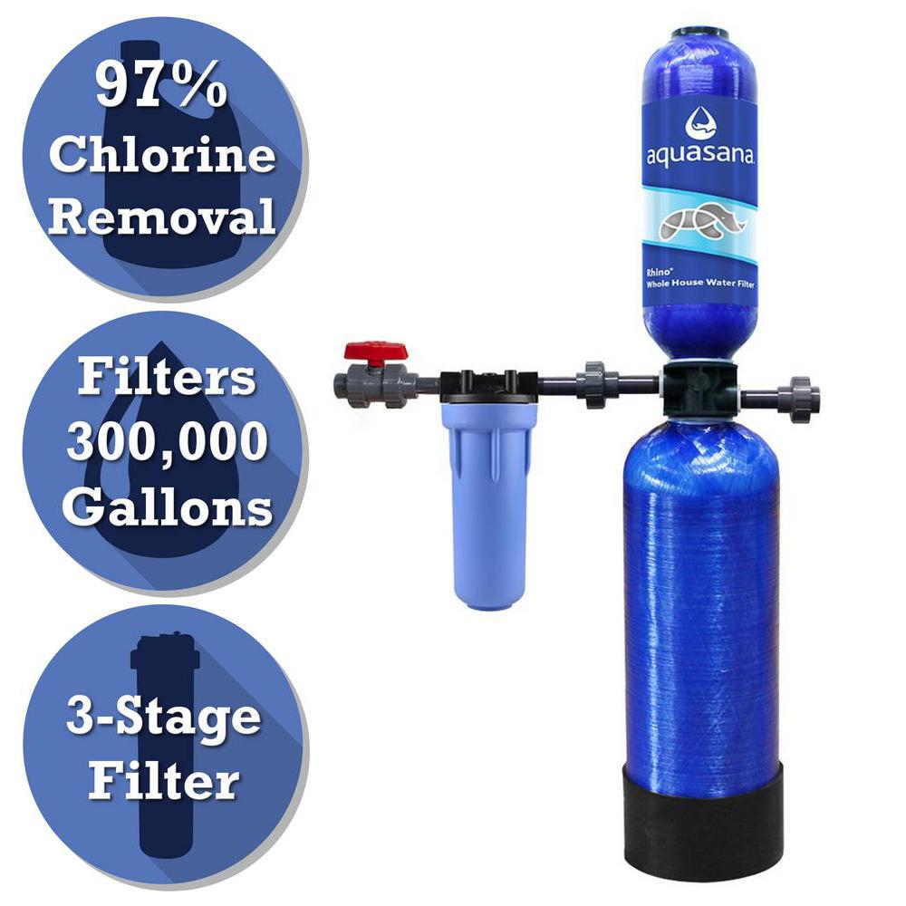 Aquasana Rhino Series 3Stage 300,000 Gal. Whole House Water Filtration