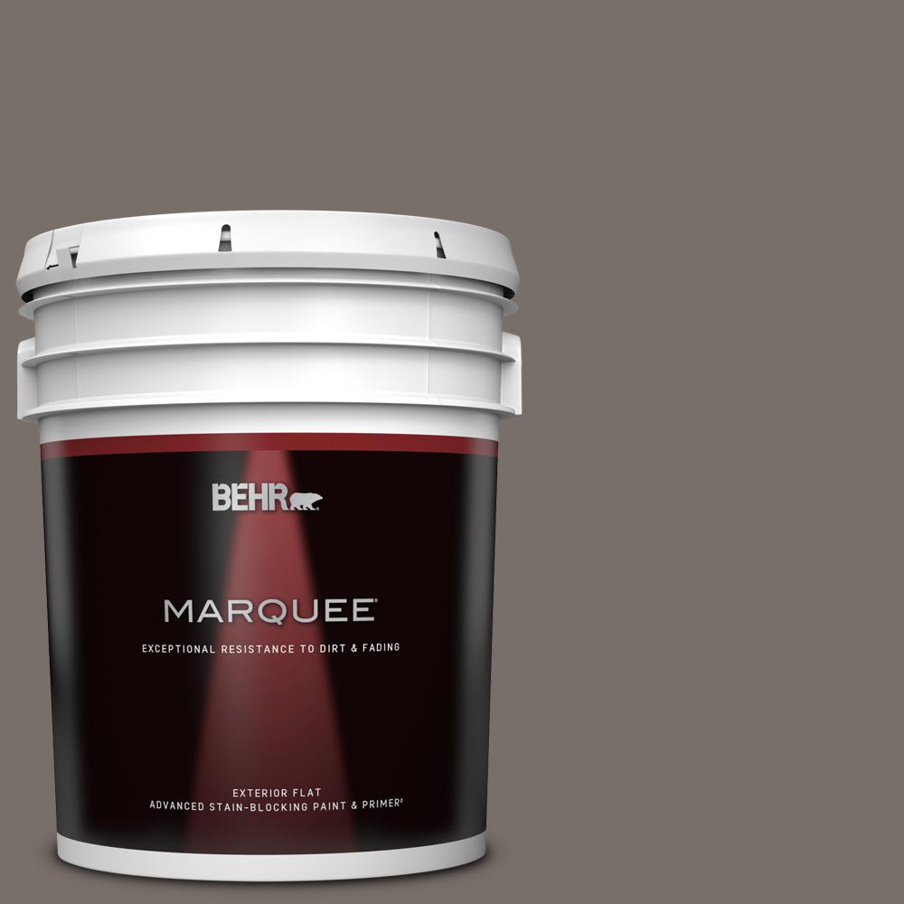 BEHR MARQUEE 5 Gal BNC 37 Gray Owl Flat Exterior Paint And Primer In   Gray Owl Behr Marquee Paint Colors 445305 64 1000 