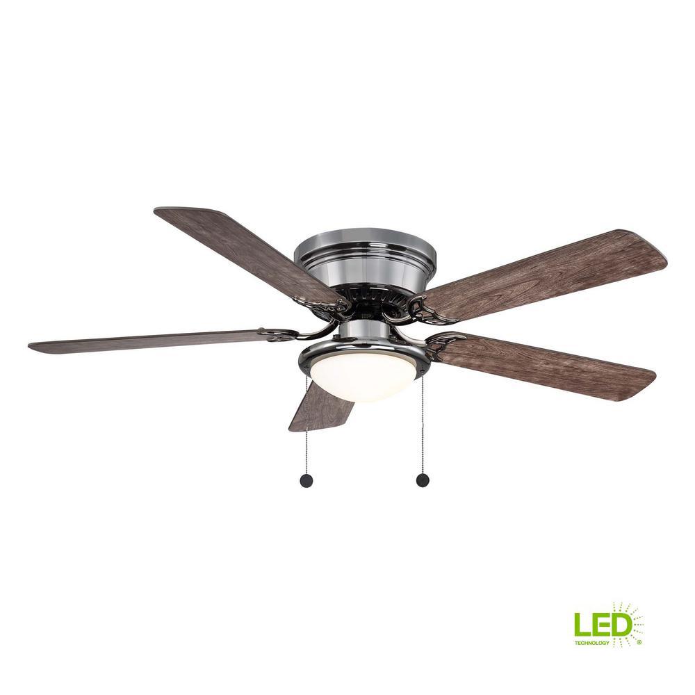 Hugger 52 In Led Metal Ceiling Fan Al383led Gm The Home Depot 11 Hugger 52 In Led Metal Ceiling Fan