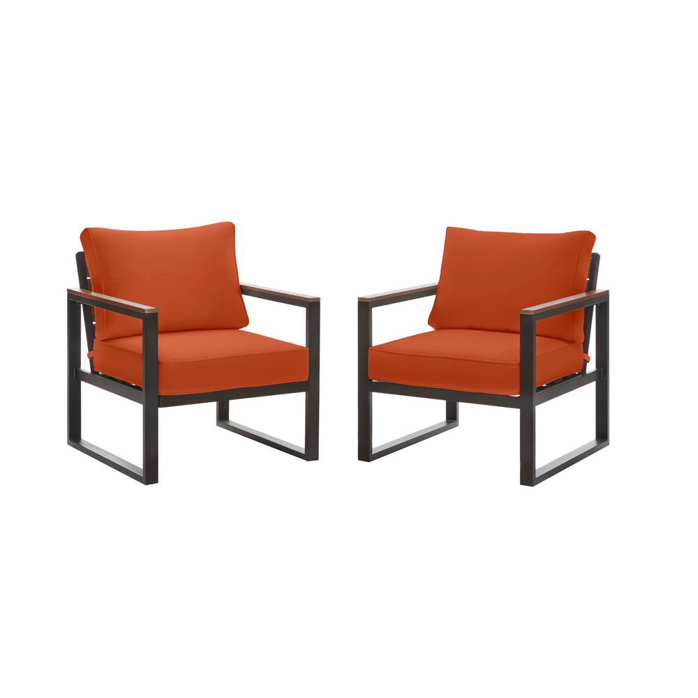 Hampton Bay West Park Black Aluminum Outdoor Patio Lounge Chair With Cushionguard Quarry Red Cushions 2 Pack H143 01399700 The Home Depot - West Park Black Aluminum Outdoor Patio Sectional Sofa Seating Set With Cushionguard White Cushions Hampton Bay West Park Black Aluminum Outdoor Patio Lounge Chair With Cushionguard Quarry Red Cushions 2 Pack H143 01399700 The Home Depot - West Park Black Aluminum Outdoor Patio Sectional Sofa Seating Set With Cushionguard White Cushions