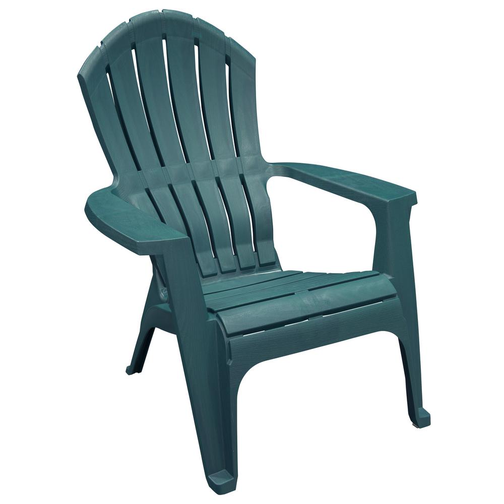 RealComfort Charleston Resin Plastic Adirondack Chair-8371-97-4301