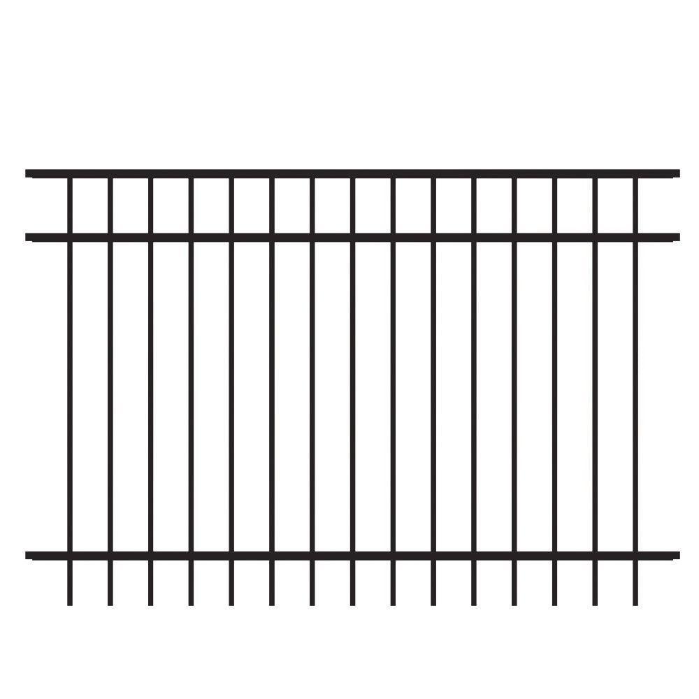 Black Forgeright Metal Fence Panels 861685 64 1000 