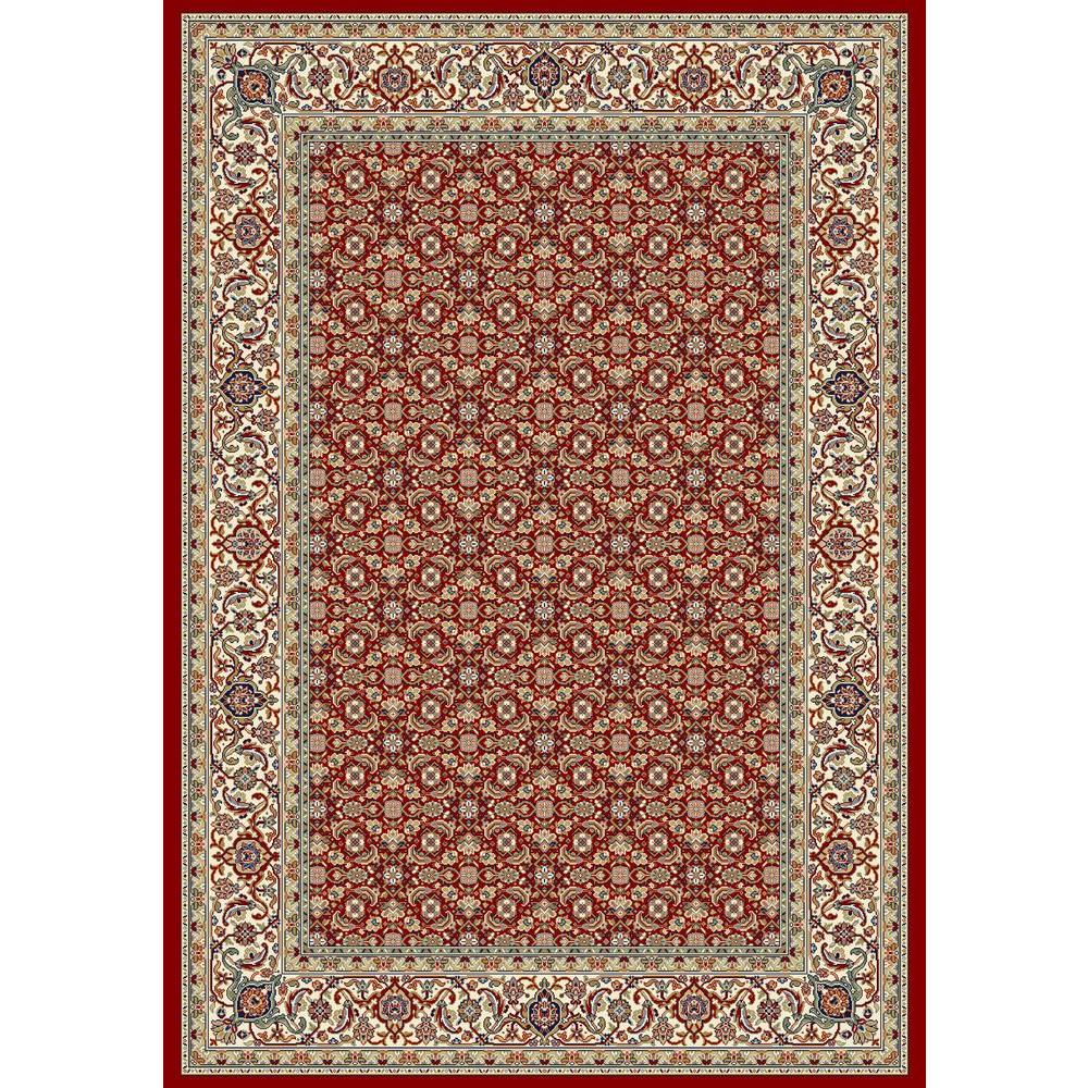Hughes Red/Ivory 2 ft. x 4 ft. Indoor Area Rug9171800110 The Home Depot