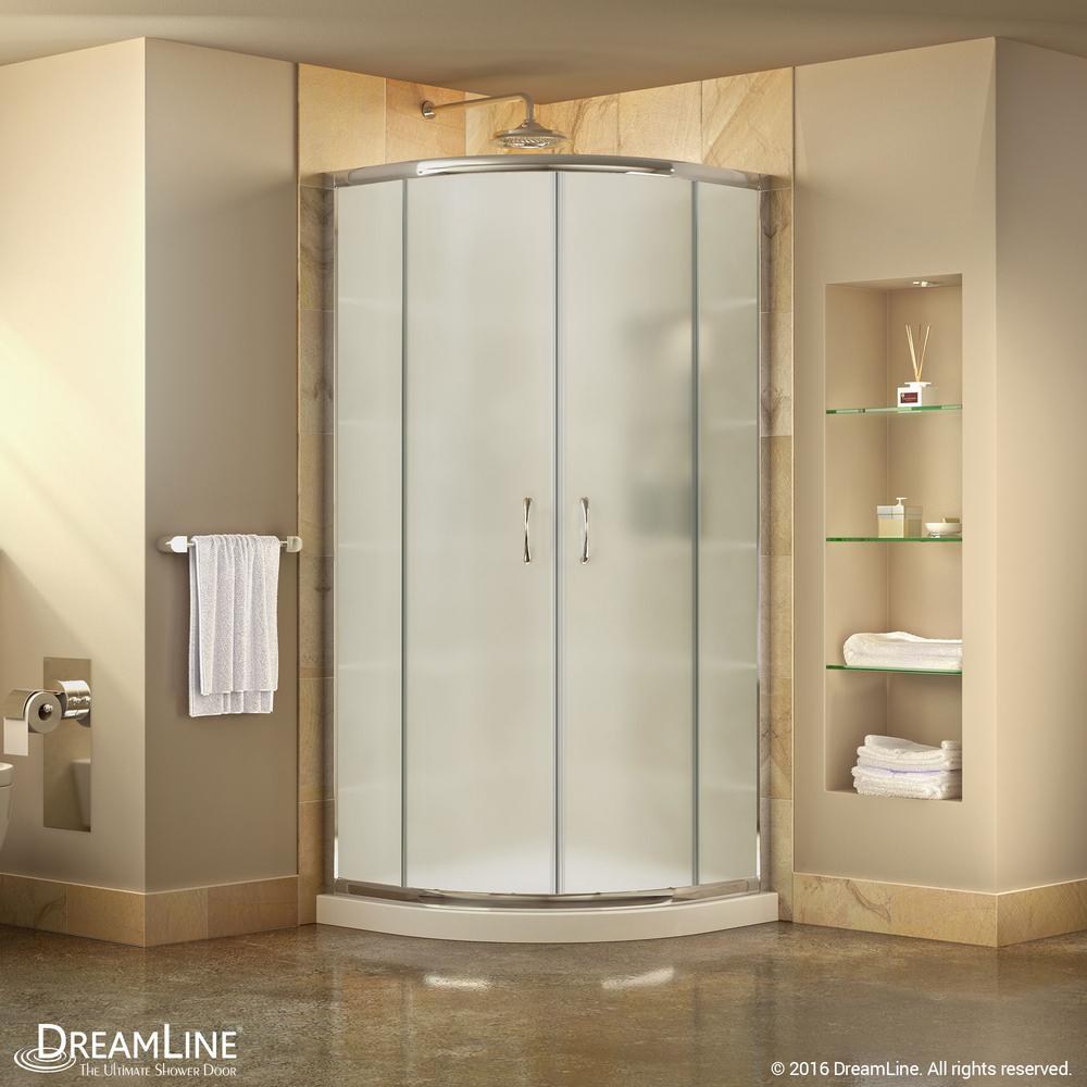 Dreamline Prime 38 In X 38 In X 74 75 In H Corner Semi