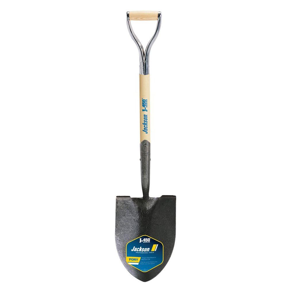 shovel with round handle